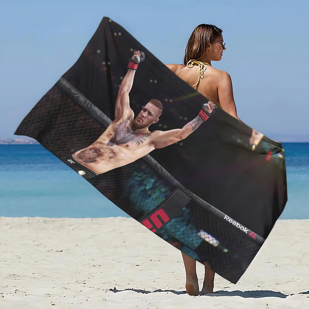 thumbnail image 1 of Toalla de playa de microfibra U-Ultimate Fighting Championship UFC de secado rápido, resistente a la arena, para piscina, viajes, duchas y acampadas, 1 of 5