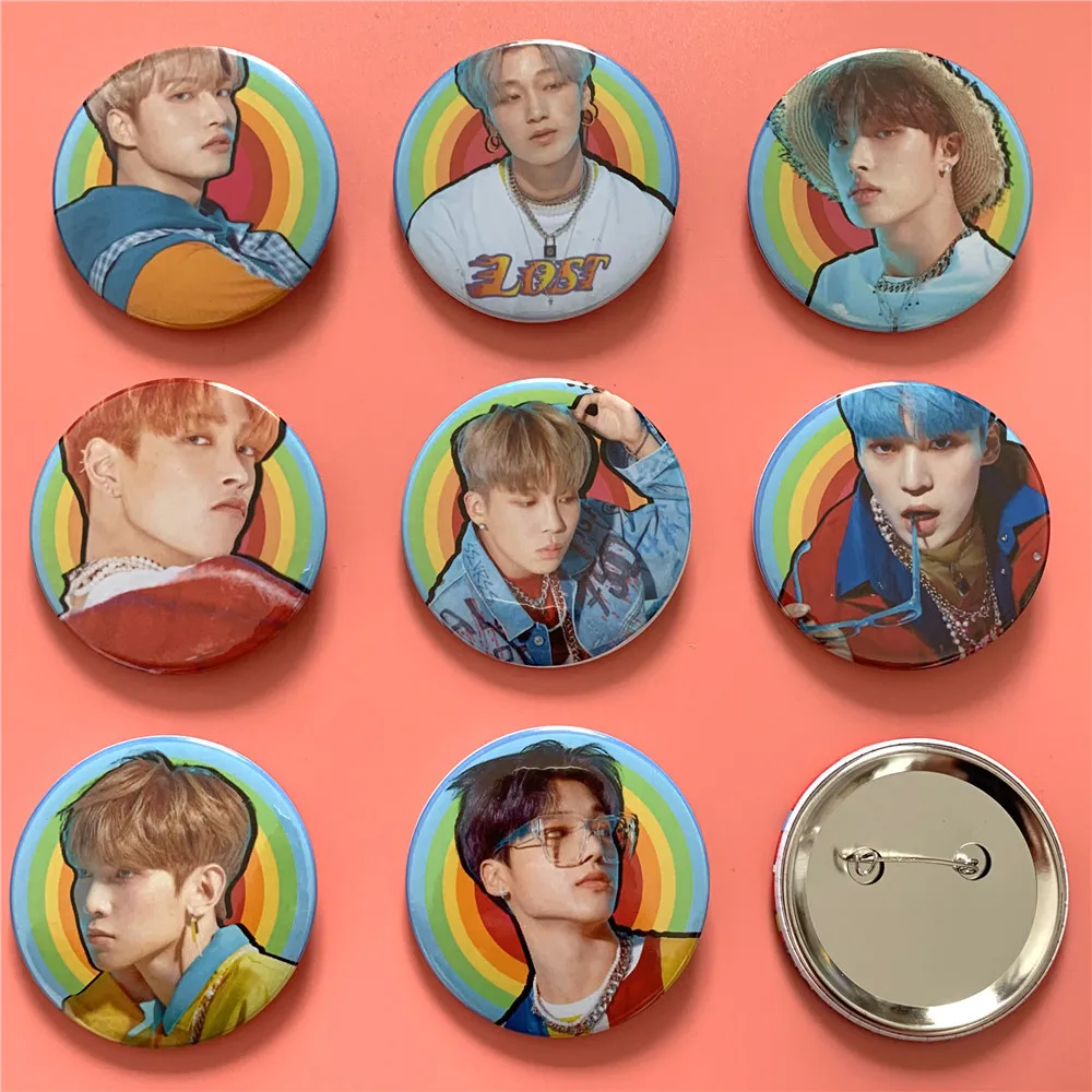 

KPOP ATEEZ жестяная брошь значок брошь SEONG HWA в том же стиле брошь и значок ATINY Поклонники коллекционные подарки