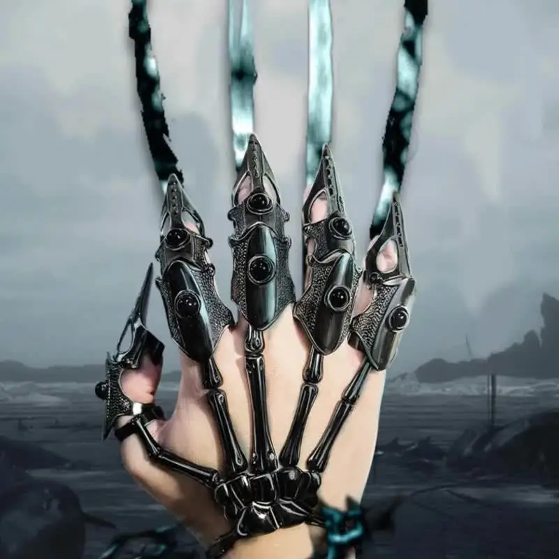 Gothic Skelett Handarmband - Verstellbarer Punk Schmuck
