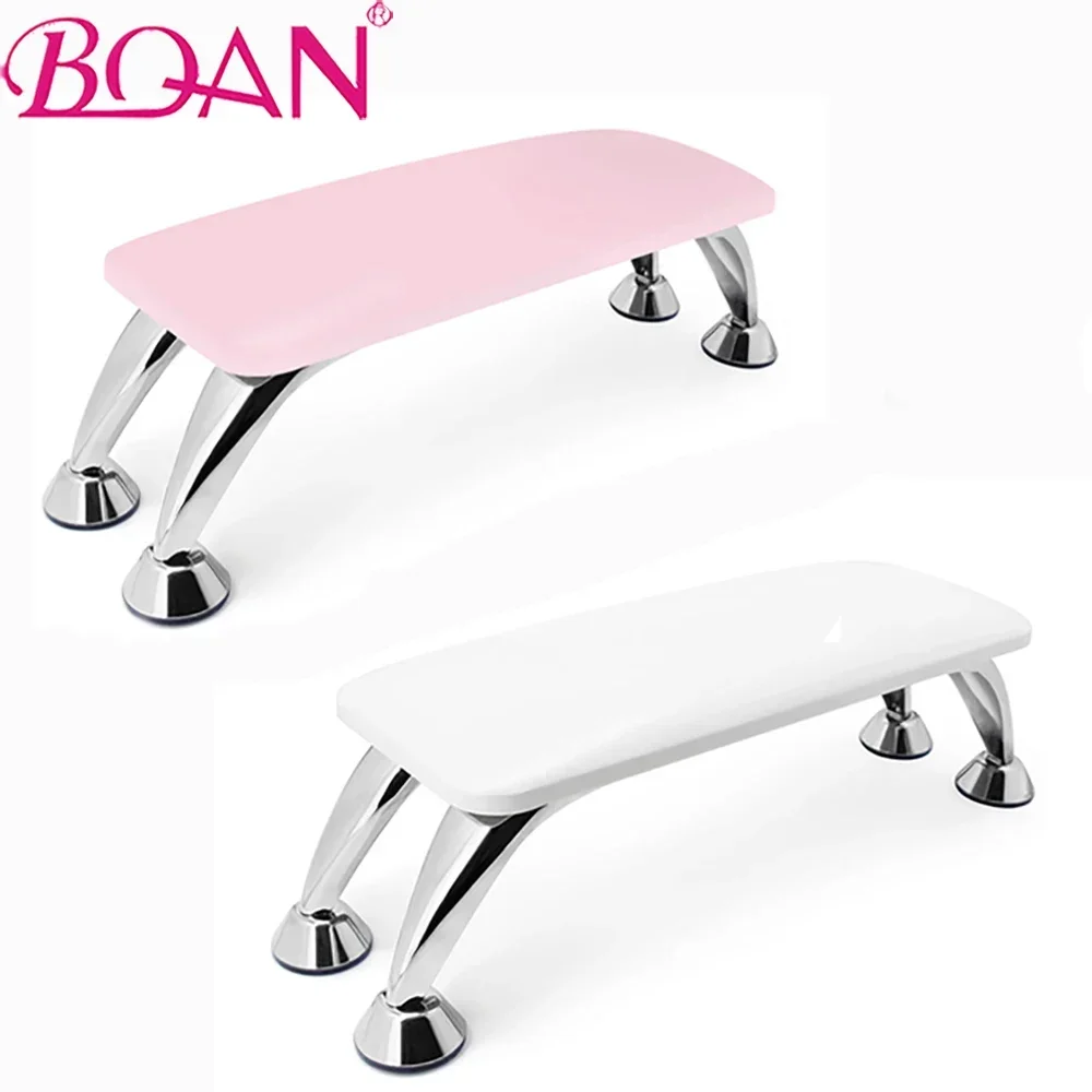 Nail Hand Rest Genuine Leather Nail Hand Rest Pillow Hand Cushion Pillow Holder Nail Art Stand for Manicure Table for Salon