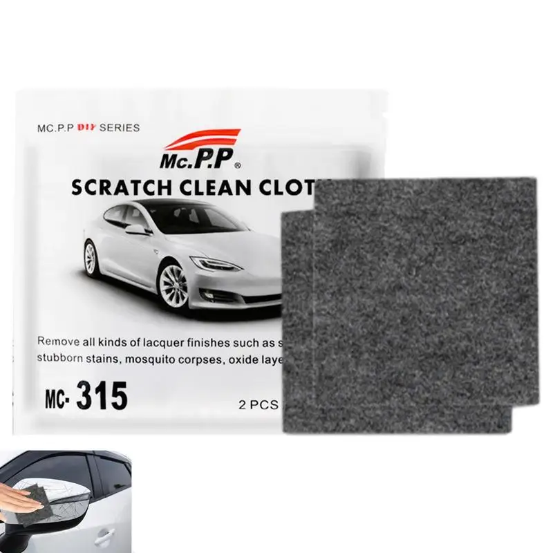 

2Pcs Car Scratch Remover Cloth Reusable Sparkle Cloth For Car Scratches multifunctional paint restorer auto detailing acessories