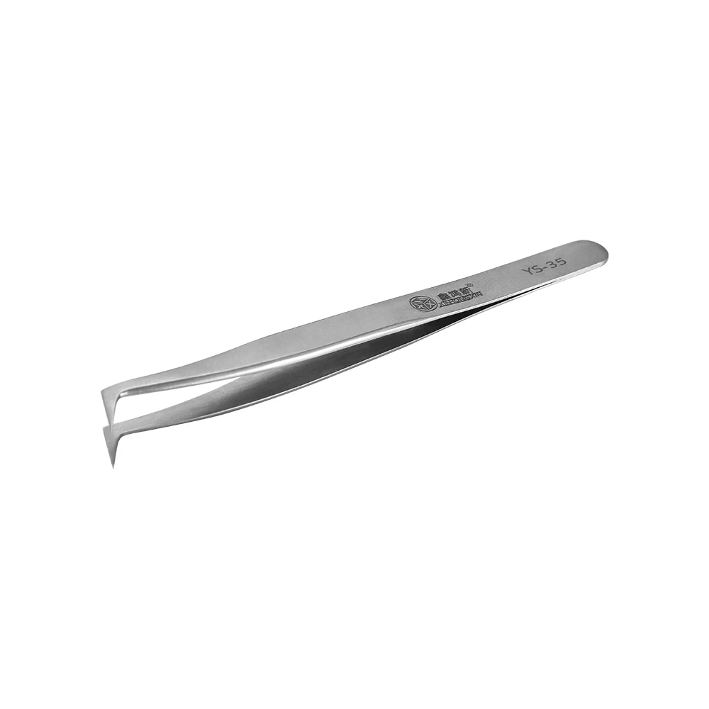 Precision Industrial Tweezers Anti-static Magnetic Stainless Steel Tweezers Set For Electronics Soldering Maintenance Hand Tools precision tweezers tweezer tool esd anti static tweezers soldering tweezers