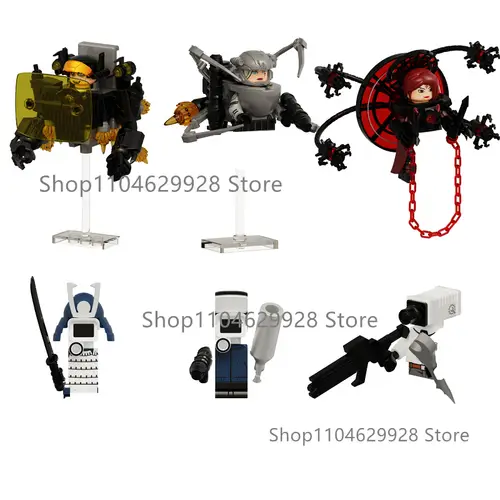 New KDL SWAT Skibidi Toilet Man Figures Anime Block Toys TvMan Titan Cameraman Speakerman Bricks Model Toy Birthday Gift - Image 6