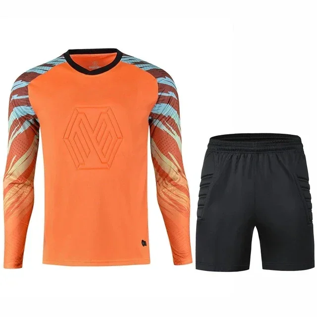 thumbnail image 1 of Camiseta de fútbol para hombre y niño, chándal de manga larga, trajes de portero para adultos y niños, 1 of 5