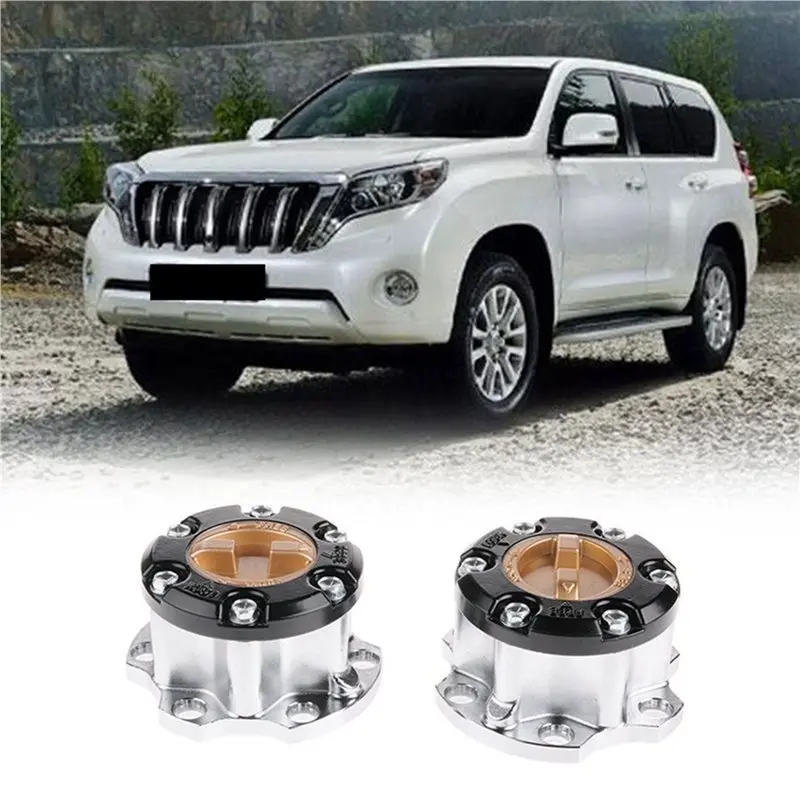 Toyota Land Cruiser Prado 1990- 2007 2Pcs 43530-60130 4353060130 프리 휠 허브 RH/LH 세트 휠 잠금 허브 클러치