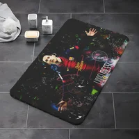 Messi Luxury Carpet for Kitchen Outdoor Doormat Entrance to Home Decor Items Room Rugs Front Door Mat Floor Custom Carpets Foot 2