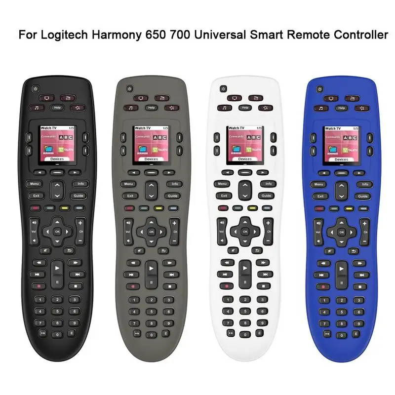 

Silicone Remote Control Protective Case For Logitech Harmony 650/700 | Dust-proof Universal Smart Remote Protector Shell