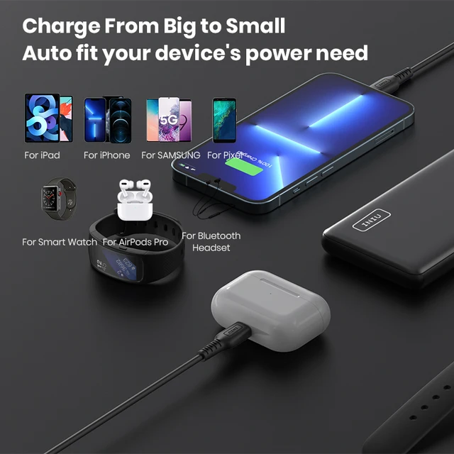 INIU Power Bank, Slimmest USB C Triple 3A de Alta Velocidad 10000mAh  Bateria Externa » Chollometro