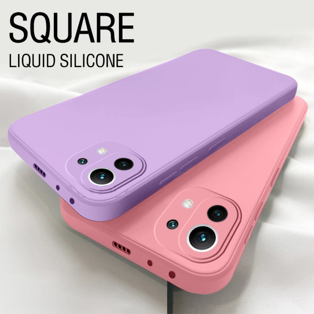 Luxury Soft Liquid Silicone Couples Phone Case