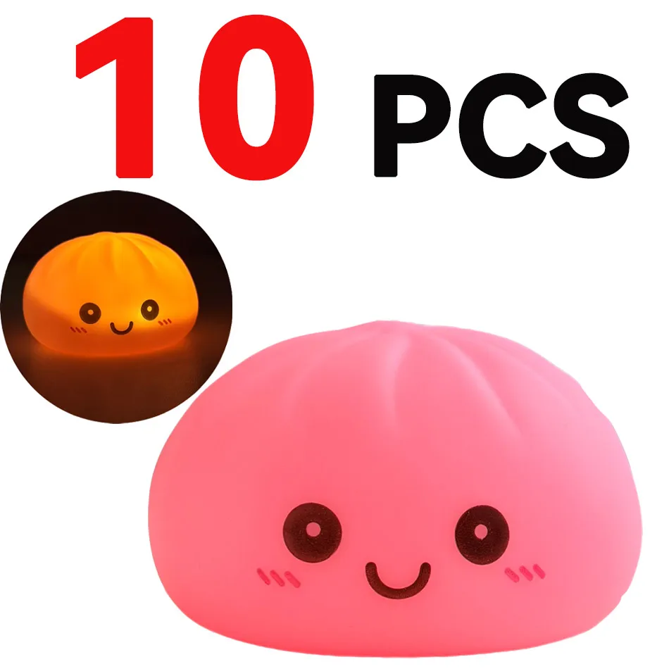 Colorful LED Glowing Dumpling Mood Décor – A Sweet Gift