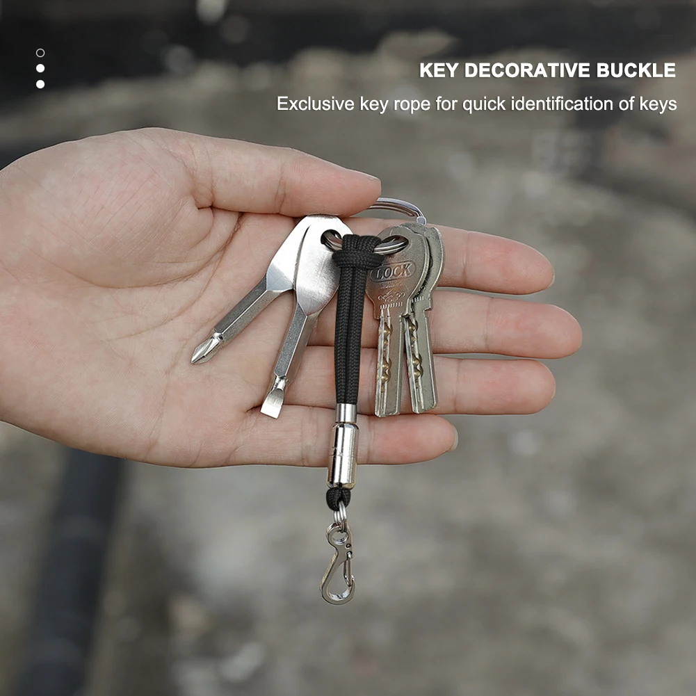 Outdoor Survival EDC Paracord Carabiner Snap Mini Spring Clip Camping Hiking Hook Backpack Tactical Buckle Clip Key Chain Carabiner Clips Carabiner Belt Clip Keychain Tool