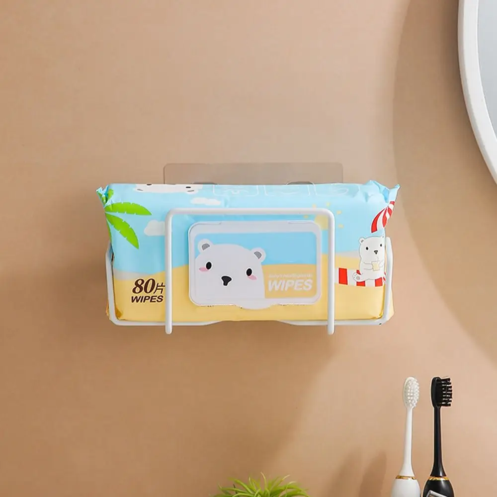 Creative stainless steel Wet Wipes Paper Holder Wall-mounted Portable Tissue Box Holder Toilet Paper Racks Kitchen Bathroom