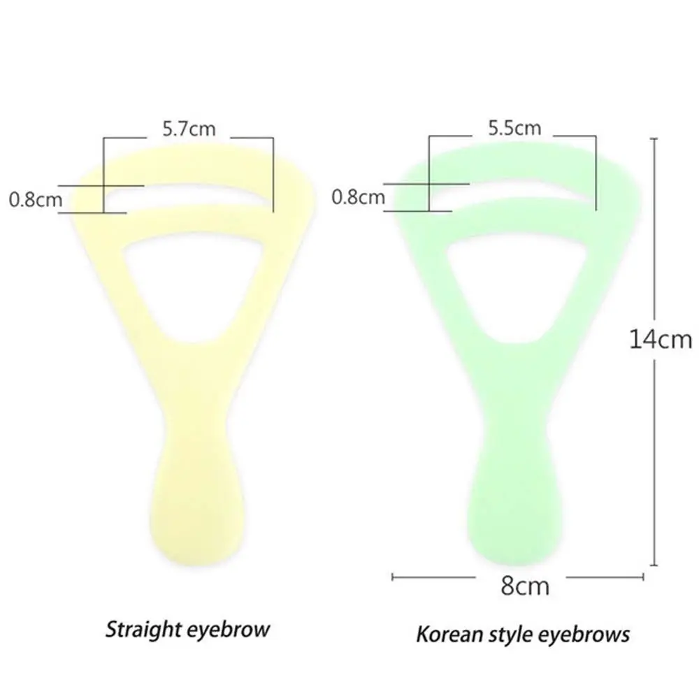 휴대용 DIY 메이크업 도구 유연한 눈썹 모양 만들기 틀 눈썹 스텐실 세트 눈썹 그리기 카드 눈썹 모양 템플릿