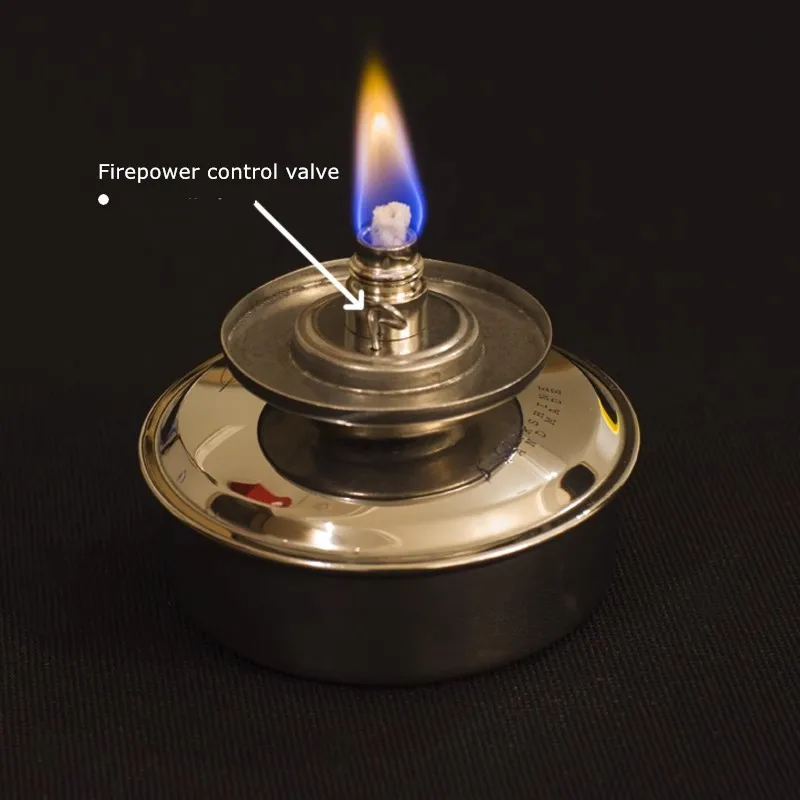 304 Stainless Steel Adjustable Flame Alcohol Lamp Can Be Used For Manual DIY Leather Process Heating And Waxing YORKSHINE