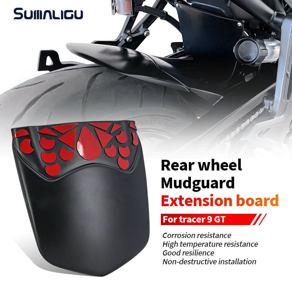 

For Yamaha Tracer 9GT 2021-23 Motorcycle Rear Fender Extension Fender Waterproof Splash