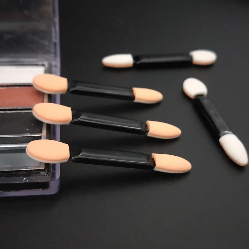 10 Pcs/Pack Nail Powder Brushes Sponge Double Sided Applicator Mirror Chrome Pigment Easy Sponge Stick Cosmetic Makeup Tools 4