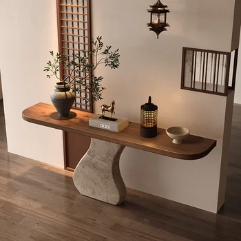 Wabi Sabi Design Consolle Premium Trendy Modern Glamour Consolle Per Corridoio Portico Tisch Wohnzimer Möbel Mobili