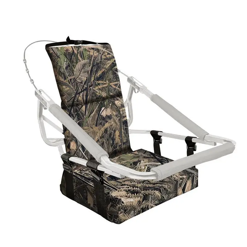 Tree Seat Adjustable Tree Stand Replacement Seat Comfortable Hunting Outdoor Camouflage Sitting Pad For Climbing