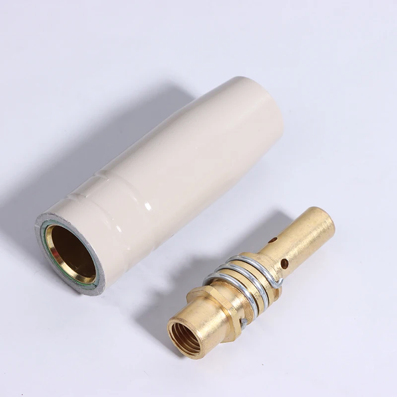 1/3Pcs 15AK 코팅 보호 노즐 0.8/1.0/1.2MM 접촉 팁 비 스틱 용접 슬래그 유럽 에어리스 노즐