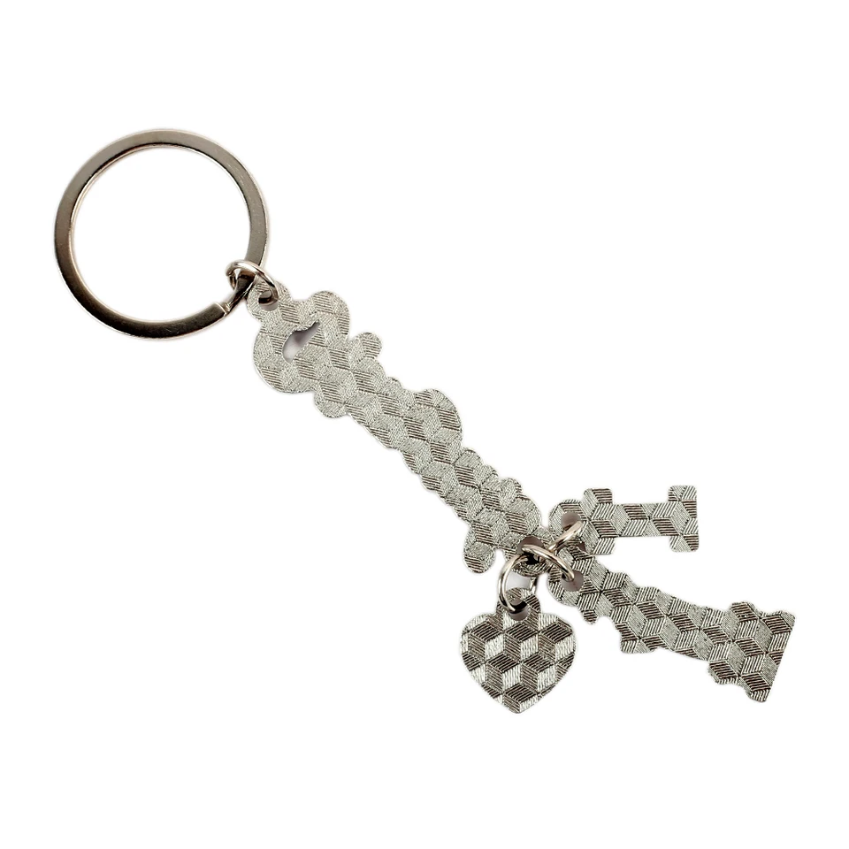 Portafoglio Apple Portachiave Souvenir In New York, Stati Uniti D