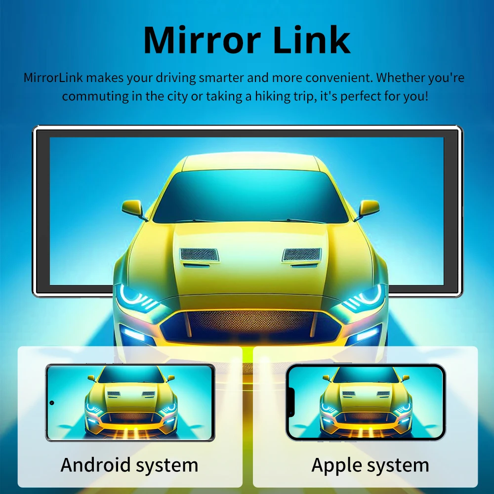 XUDA 11.26 インチポータブルワイヤレス CarPlay スクリーン