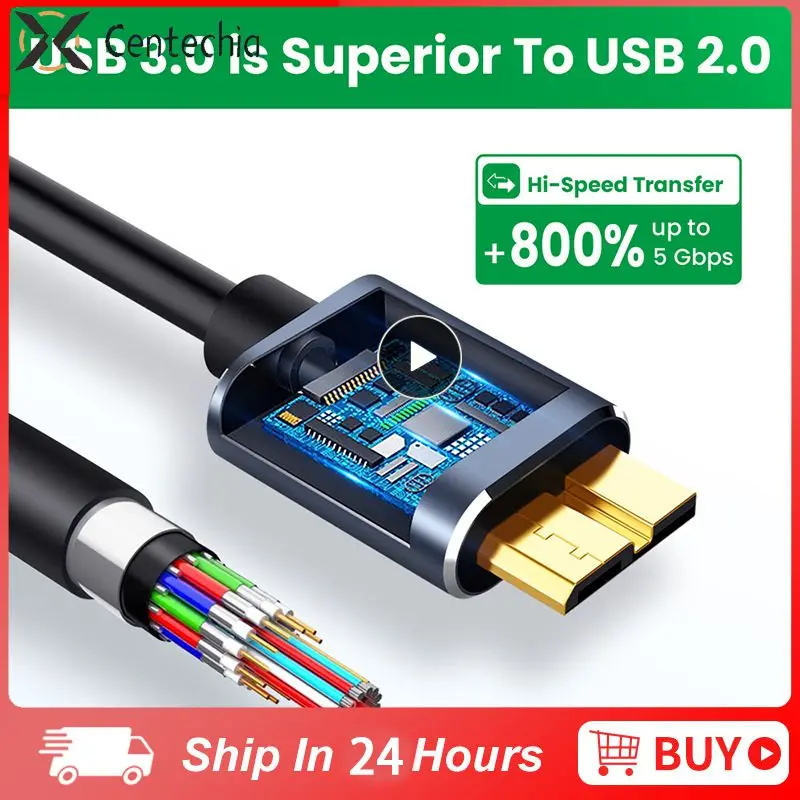 

Super Speed USB 3.0 To Micro B Cable 5Gbps USB Type A Micro-B Data Cable For S5 Note 3 HDD External Hard Drive Disk Cord