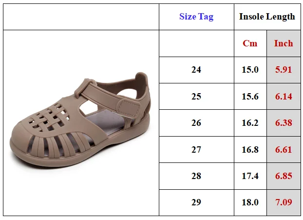 Summer Children Beach Shoes Baby Soft Non-Slip Princess Jelly Shoes Sea Girl Gladiators Sandals Boy Roman Flip-Flops A1356