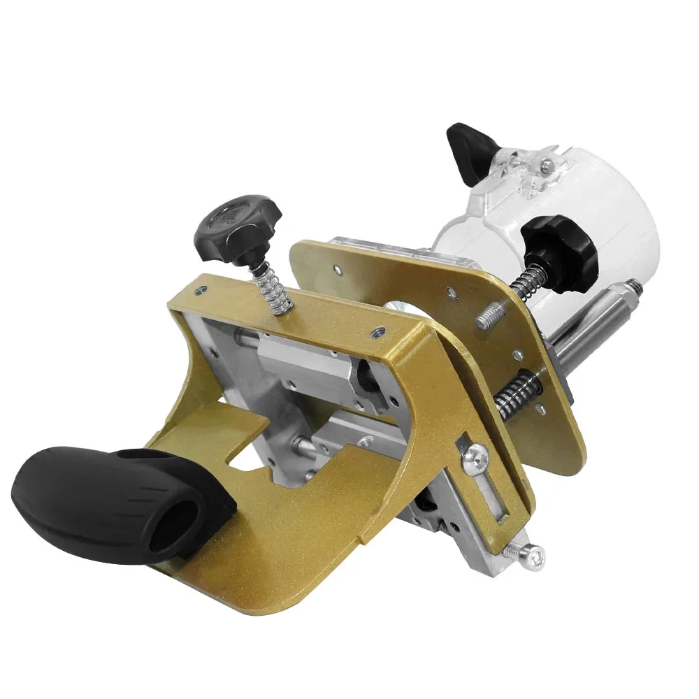Mortising Jig for 65mm Trimming Machine 2 In 1 Slotting Bracket Invisible Fasteners Punch Locator Linear Track Woodworking Tools
