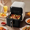 SUPOR 220V Air Fryer 5L Household Large Capacity 1450W Visual Without Turning Oil-free Fryer Home French Fries Machine 4
