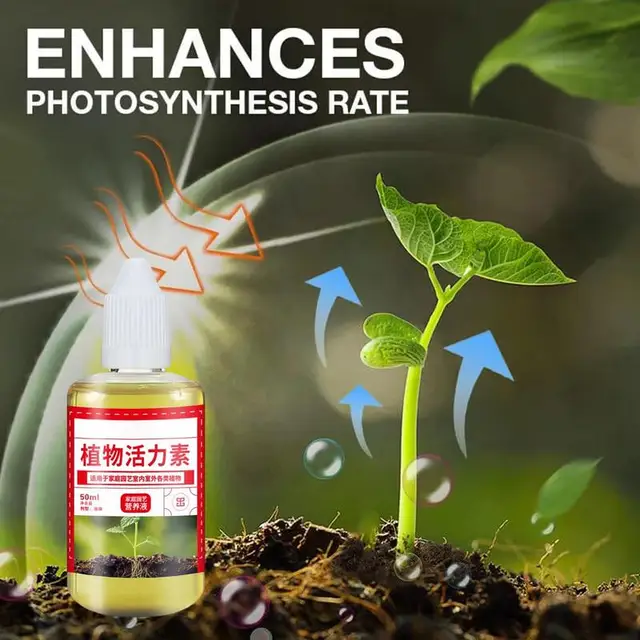 Növénynövekedés -Fokozó 50 Ml Serkenti A Gyökér Termelését Keményfa És Puhafa Dugványok Probiotikájában Talaj Növények Magjában - Image 3