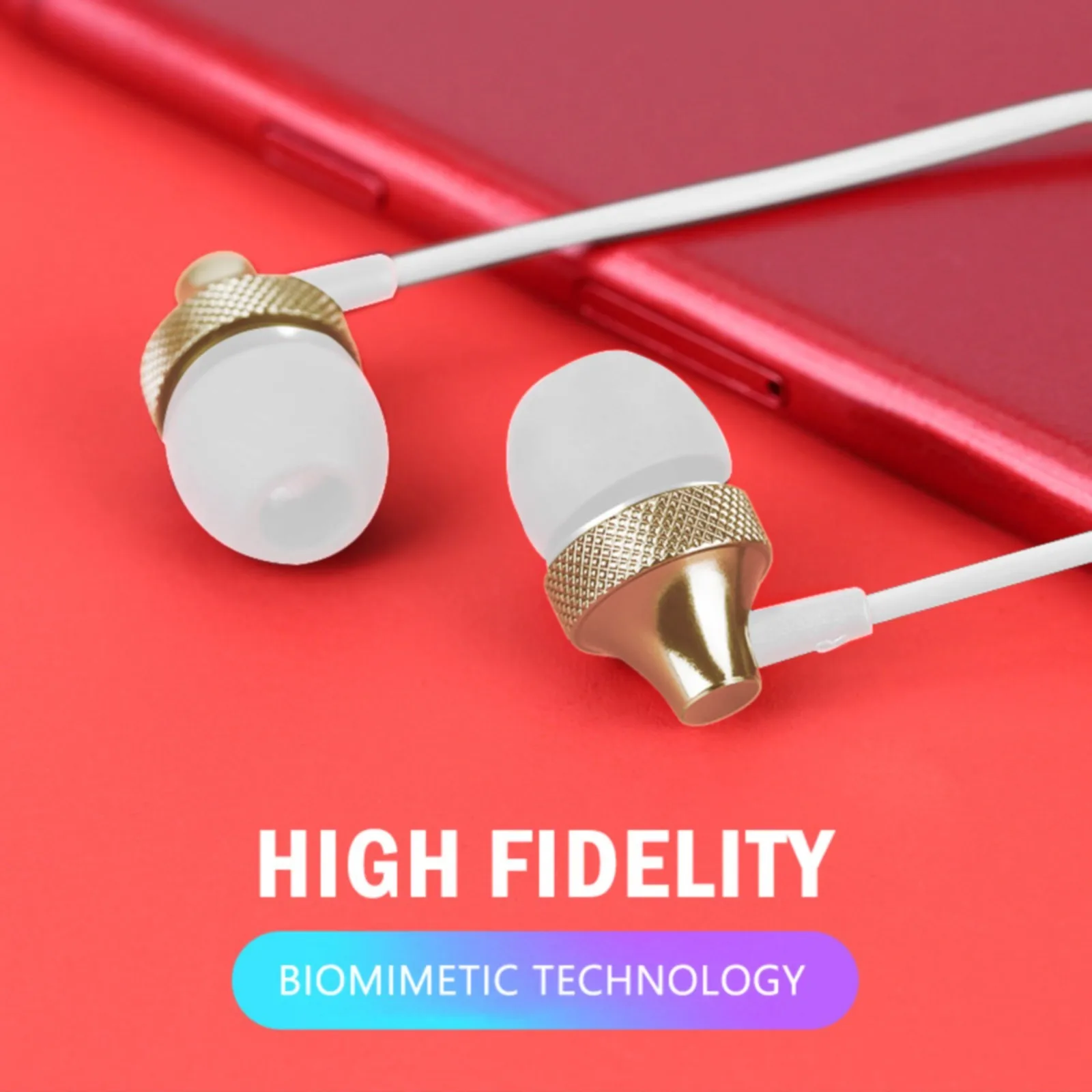 Wired Headset With Microphone For Pc Laptop 3.5mm Metal In Ear Headphones Subwoofer With Mic Line Control Audifonos Alta Calidad