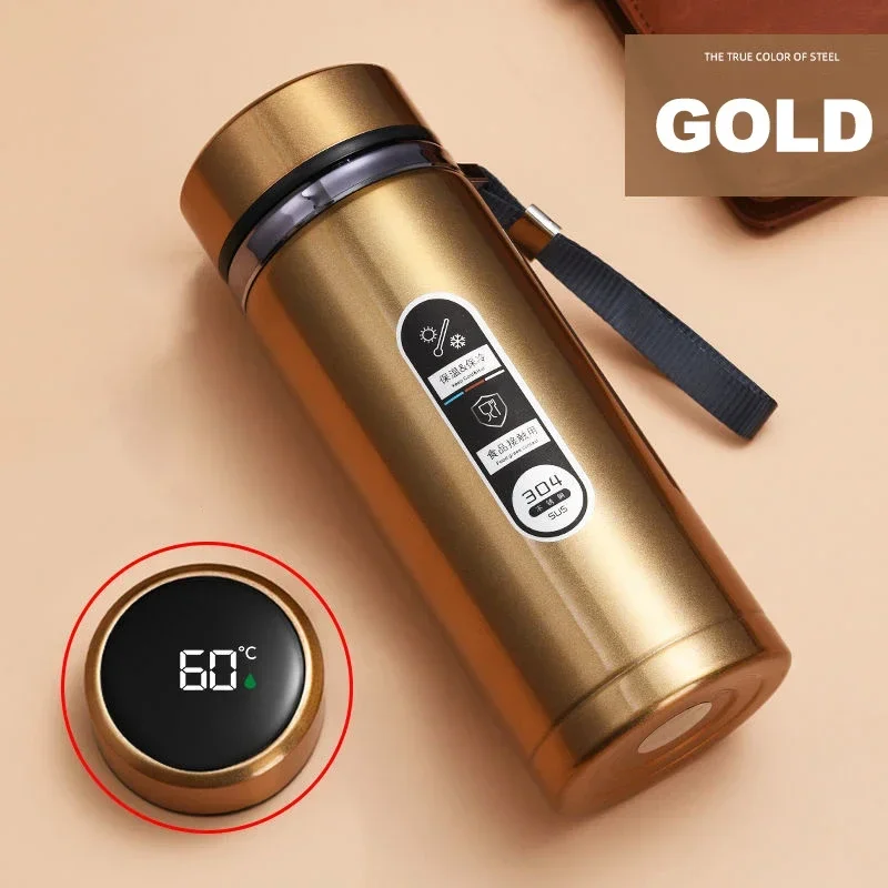 Stainless Steel Insulated Bottle with LED Temperature Display