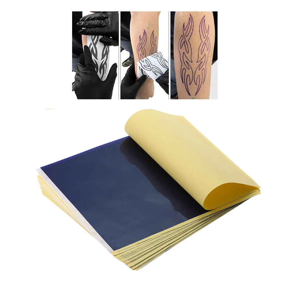 120 Sheets Tattoo Transfer Paper Stencil Paper for Tattooing 4 Layers Tattoo  T