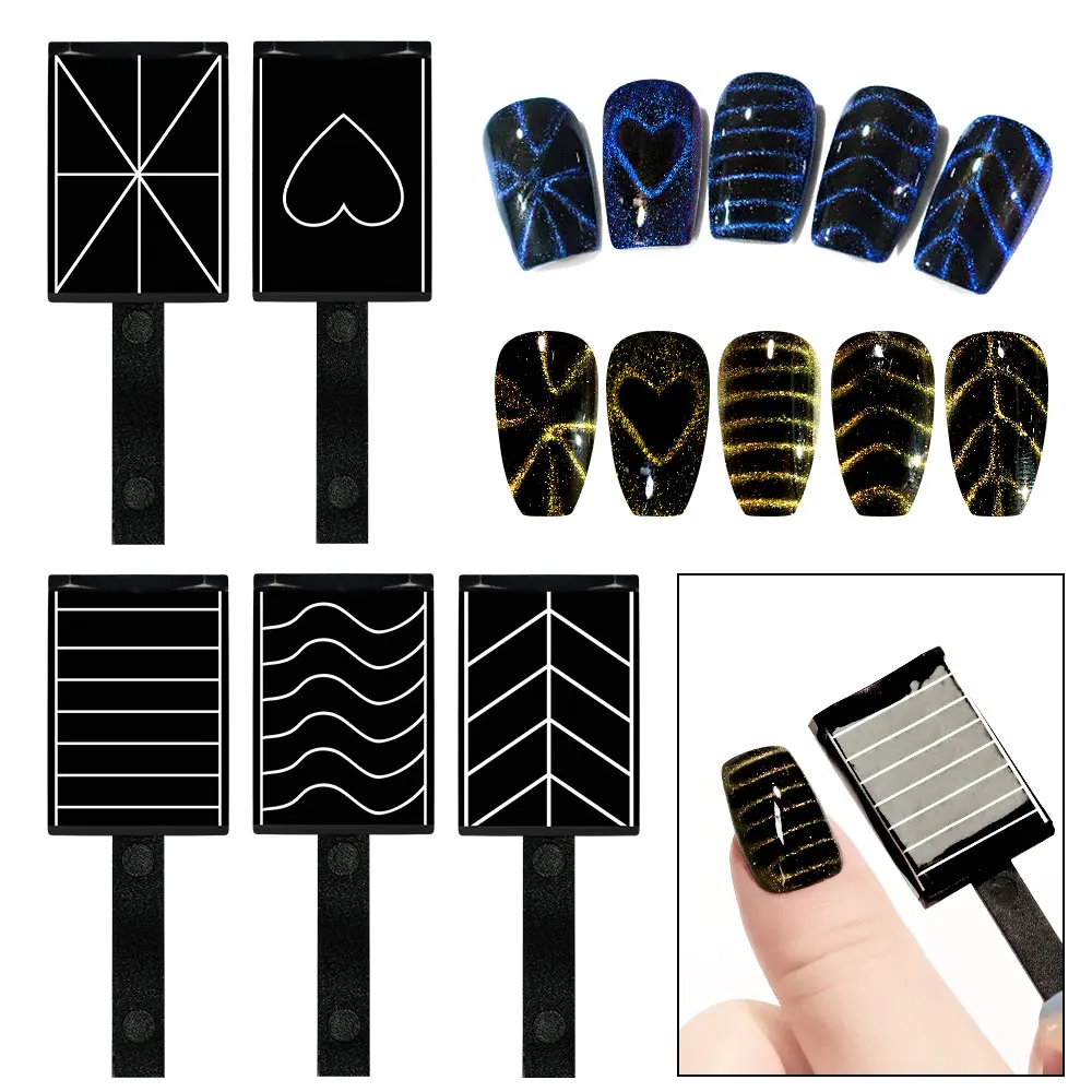 Magnetic Nail Art Tools Nail Art Cat Magnetic Stick For 3D Cat Eye Gel Painting UV Gel Polish Round Square Manicure