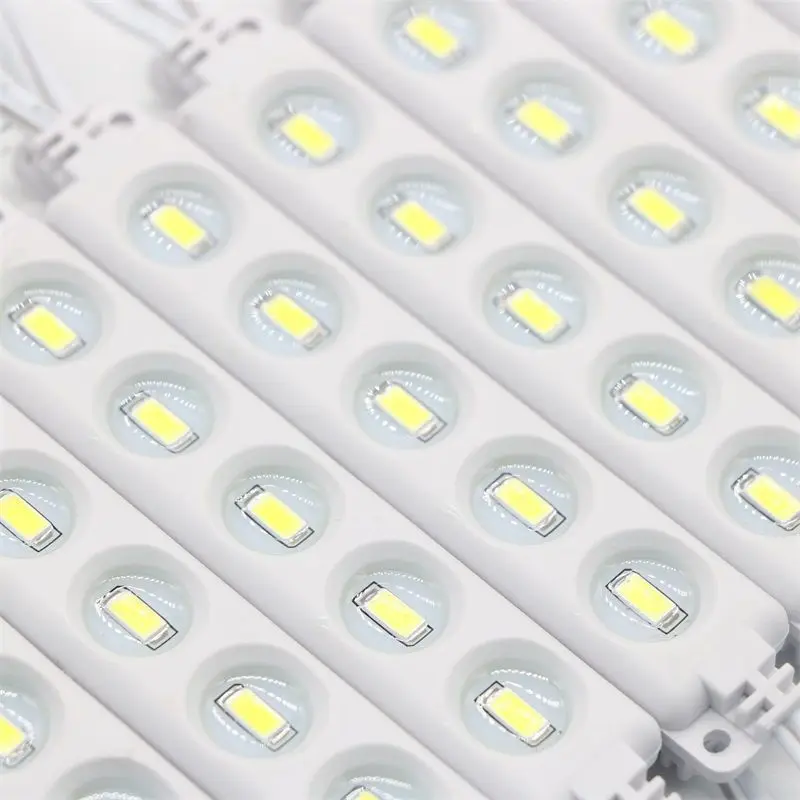 20pcs 5 LED Module Light 5730 DC12V Waterproof IP67 Tape Light for Design Sign Shop Banner Backlight Advertisement Decoration
