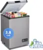Chest Freezer, Small Deep Freezers Top Door with Removable Basket, 7 Temperature Control Energy Saving, Compact Freezer for Home 1