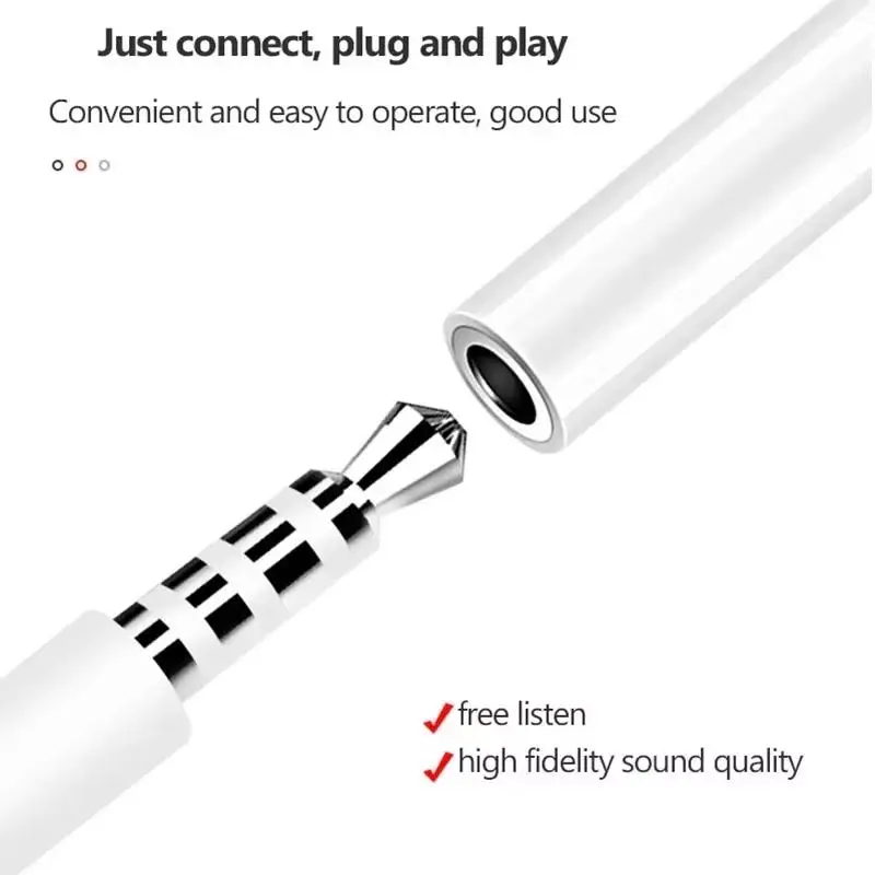 Universal Type C to 3.5mm Audio Adapter Cable