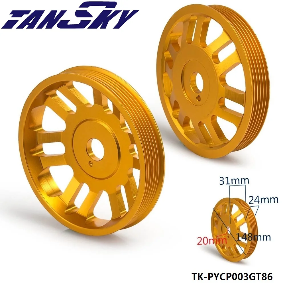 TANSKY Light Weight Crank Pulley Power Steering For Toyota GT86 Subaru BRZ Scion FRS TK-PYCP003GT86