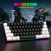 60% wired game keyboard, RGB backlit ultra-small keyboard, waterproof portable, computer/MAC game keyboard 1