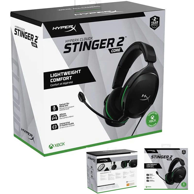 HyperX CloudX Stinger Core Xbox Gaming Headset Micrófono con