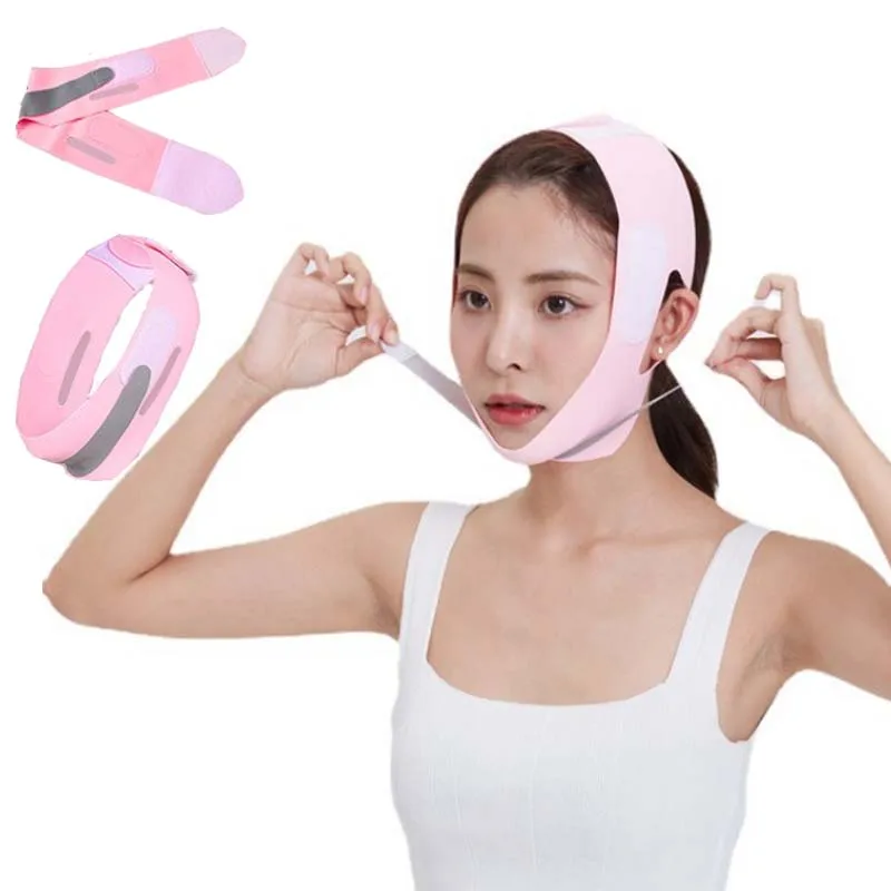 Delicate Facial Thin Face Mask Slimming Bandage Skin Care Belt Shape and Lift Reduce Double Chin Face Mask Face Thining Band
