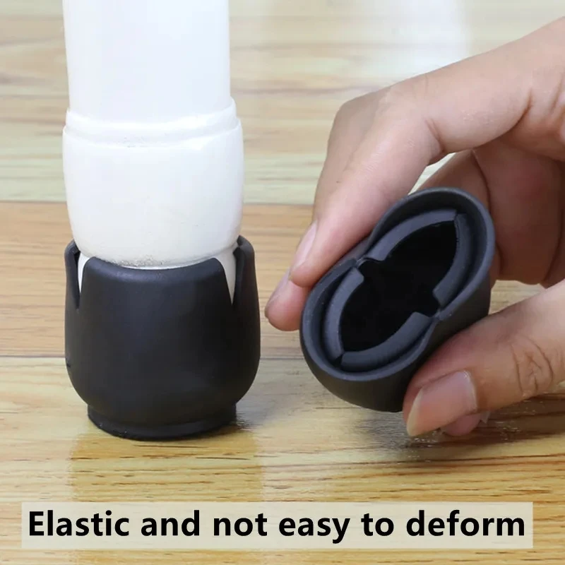 16pcs Chair Leg Caps Silicone Feet Protector Pads Furniture Table Covers Socks Plugs Cover Furniture Leveling Feet Home Decor