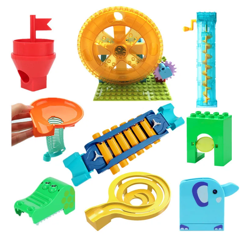 Marble Run Electric Elevator Marble Building Blocks Parts Building