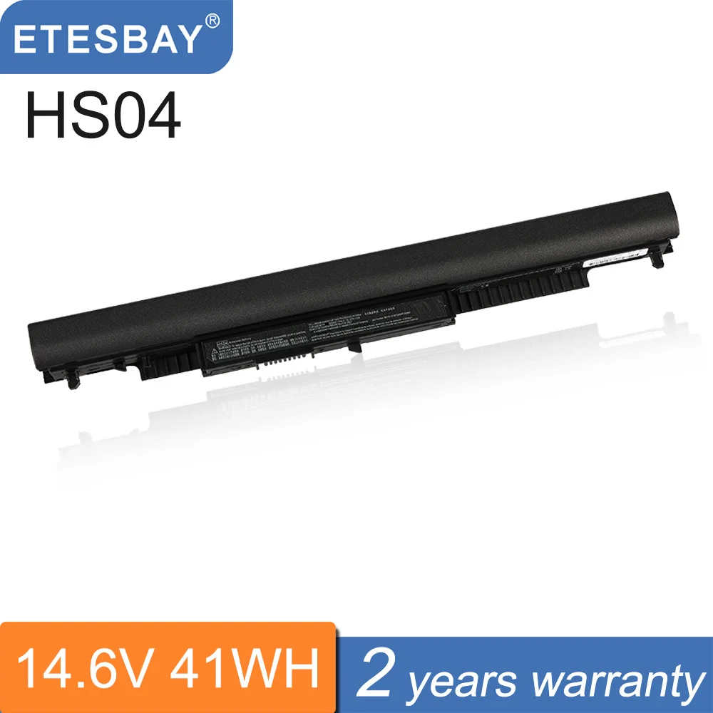Etesbay Hs04 41Wh 14.6V Batteria Per Laptop Per Hp 240 245 250 255 G4 Hstnn-Lb6U Hstnn-Lb6V Hstnn-Pb6S 807611-831 807957-001 Hs03
