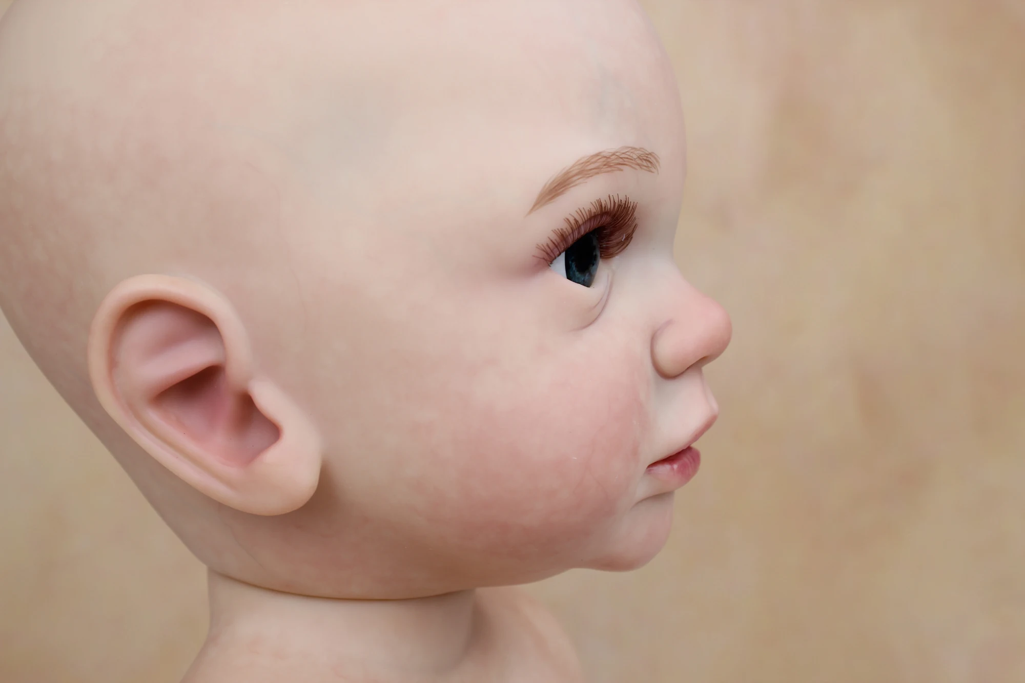 55 CM 3D-Paint Skin Full Soft Silicone Body Reborn Baby Girl Doll Toy 22 Inch Vinyl Dress Up Bathe Boneca Birthday Gift Present 2