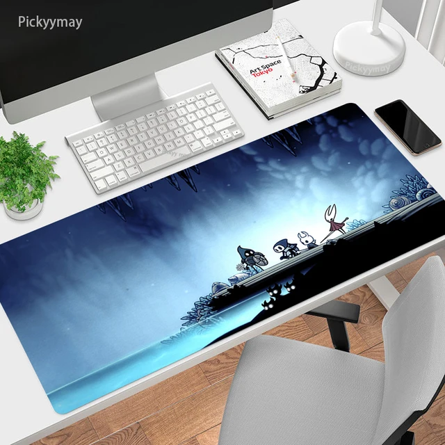 Grande Oco Knight Mouse Pad Computador Deskmat Gaming Mousepad Teclado Mause Estendido Tapete de Mesa Tapete de Borracha Xxl - Imagem 4