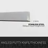 High Quality 1Pcs Stainless Steel Oblique Blade Scraper 250mm Length Putty Knife with Plastic Handle 4