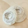 2 In 1 Round Cat Beds House Funny Cat Tunnel Toy Soft Long Plush Dog Bed For Small Dogs Basket Kittens Bed Mat Kennel Winter 3