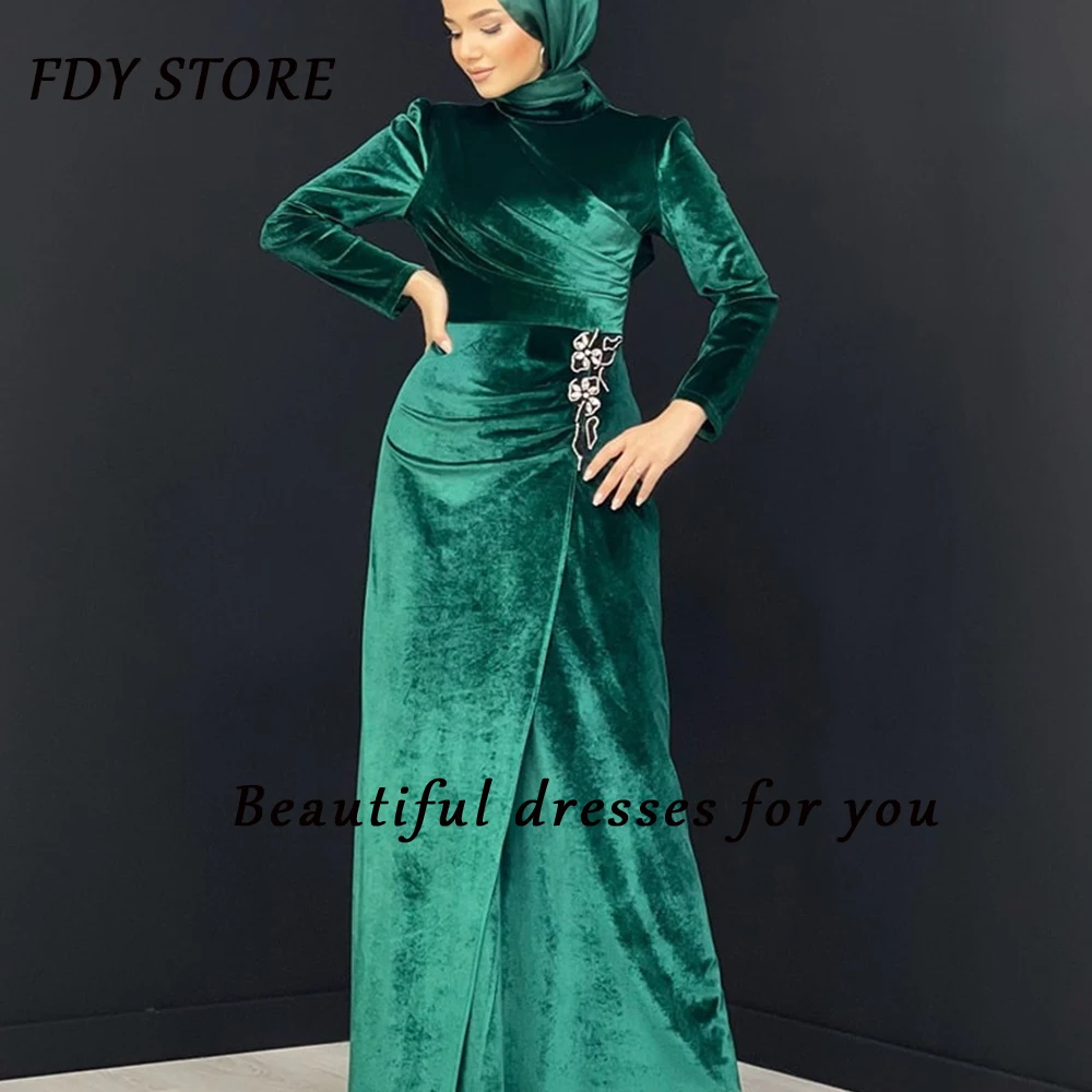 

Женское платье с вышивкой из бисера FDY Store, вечернее платье до пола с вышивкой из бисера, для торжественных случаев и выпускного вечера