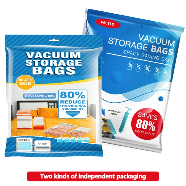 Dropship 1/5/10 Vacuum Storage Bags Space Saver Hoover Compression For  Travel Triple Seal to Sell Online at a Lower Price